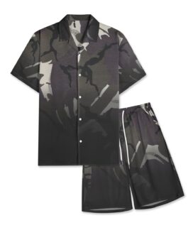 Men’s All-Over-Print Hawiian Shirt Sets